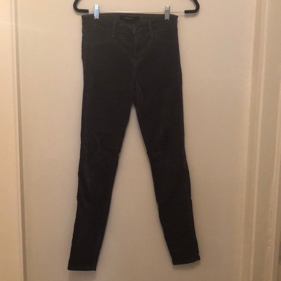 JBrand velvet super skinny legging asphalt size 26 - Picture 4 of 6